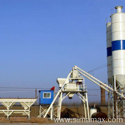 Precast HZS25 concrete batching plant